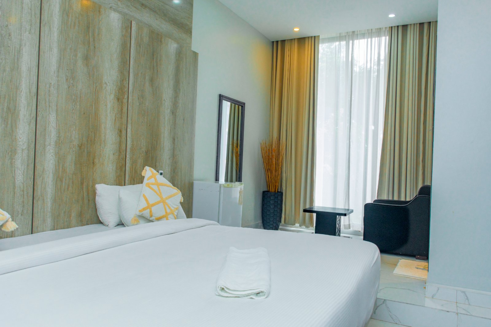 Luxury guest room at Point Zone Resort