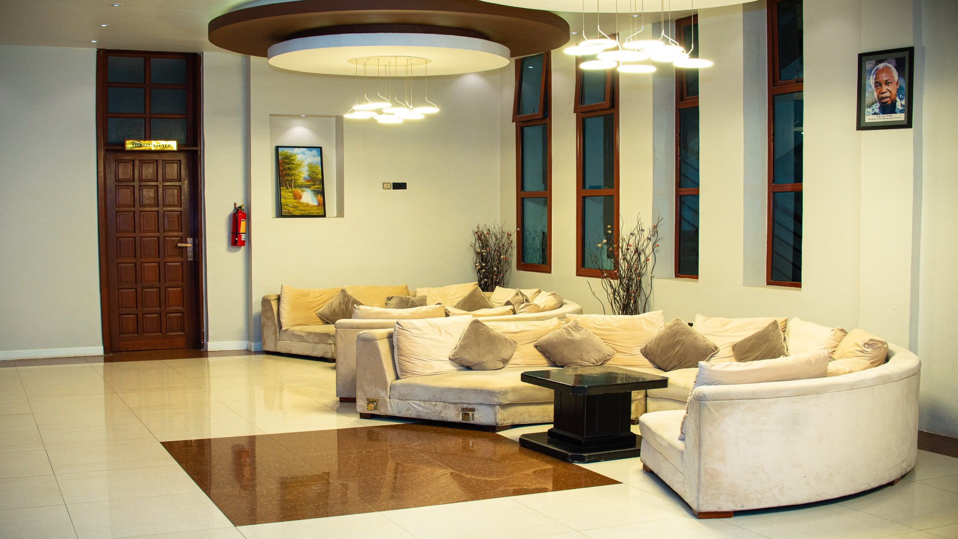 Luxury lobby lounge at Point Zone Resort